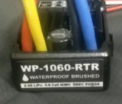 天母168  好盈代工  WP-1060- 車用60A-360A防水碳刷電變 BEC 6V  3A   含開關 田宮接頭