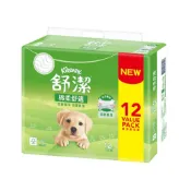 (店+)【Kleenex 舒潔】棉柔舒適抽取式衛生紙 110抽x12包/串