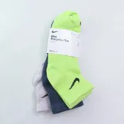 ISPORTSHOP NIKE SX6893913 Everyday Plus 短襪 三雙入 Dri-FIT速乾 檸檬綠/藍/紫灰
