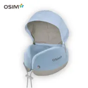 【OSIM】旅行按摩頸枕 OS-1253_頸枕 旅行頸枕 遮光帽 頸部按摩 肩頸按摩
