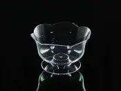 佰勳烘焙包裝材料 【B05】慕斯塑膠杯 PS造型杯 果凍甜品杯 酒杯造型 高腳杯 花型杯 110mL 透明杯 冰淇淋杯 特殊花邊設計 試飲杯 一次性塑料杯【APP滿額下單10%點數(單一帳號最高1000點)】9/30止