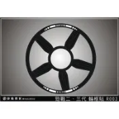 勁戰二代 勁戰三代 簍空輪框貼R003 (共4色)(前+後) 3M反光 車膜 惡鯊彩貼