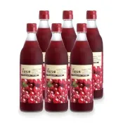 【台糖】蔓越莓醋 600ml/瓶 x6入(天然釀造醋+蔓越莓汁 添加台糖果寡醣 蜂蜜)