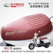 KYMCO光陽原廠 直條紋 坐墊 MANY 110/100 魅力 機車坐墊  座墊 水鑽版 座椅 黑色 紅色