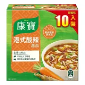 及時雨 生活好物選品 康寶 港式酸辣濃湯 46.6公克 X 10包