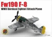 東積院1:35德軍Fw190A8拼裝模型附塗裝件軍事主題積