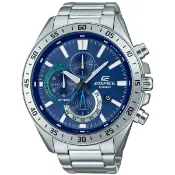 大高雄鐘錶城 CASIO卡西歐 EDIFICE EFV-620D-2AV 三眼運動計時腕表 / 藍 50.5mm｜樂天領券現折★全館特惠中★指定刷卡回饋10%