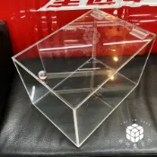 掀蓋壓克力盒22x32x22公分(內徑)｜ 冰淇淋盒｜甜筒盒