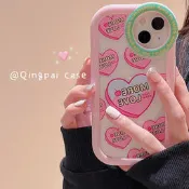 韓系愛心適用iphone13promax粉色蘋果12手機殼新款11女網紅甜酷辣