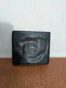 法國製 Longchamp 真皮 零錢包 古著 皮夾 短夾