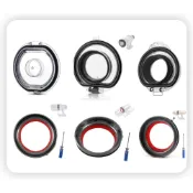 (店+)Dora 適用於 dyson戴森V7V8V10V11V12吸塵器集塵桶蓋 灰塵桶透明上蓋 密封圈替換配件 塵桶蓋維修零件