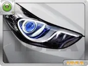 泰山美研社20071070 HYUNDAI ELANTRA前大燈改裝另可國外進口