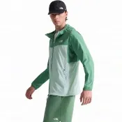 【The North Face】北臉 外套 男 運動連帽外套 防風 抗UV M SUN CHASE WIND JACKET 綠 NF0A87VYMM3
