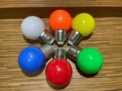 LED 1W燈泡 彩色燈泡 小夜燈 色泡