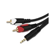 (店+)易控王 3.5mm 轉 RCA 音源線 3.5轉紅白 手機接喇叭線(30-221 227)