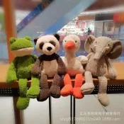 【日系精品 免運】長腿吊腳毛絨玩具寶寶安撫陪睡玩偶伴手禮品青蛙大象公仔抓機娃娃