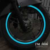 反光屋FKW gogoro S2 EC-05 Ai-1Sport3M反光輪框貼紙13吋+14吋15mm紅藍橘黃白電動機車