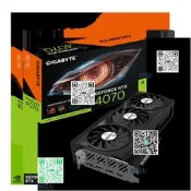 Gigabyte/技嘉GeForce RTX 4070 WF OC 12G 風魔電腦遊戲設計顯卡