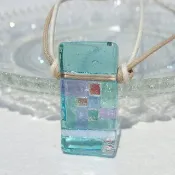 Shining fragrant glass (Kaoru [Aurora] [Aqua]) Aroma 吊墜 [Made-to-order]