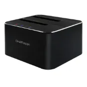 (店+)Digfusion 伽利略 USB3.1 Gen1 2.5/3.5吋雙SATA 鋁合金硬碟拷貝機 RHU08MA 黑