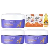 【LEGERE 蘭吉兒】極致雙A緊緻提亮精華霜50ml(三入組 雙A調理： A醛+A醇)