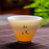 全球選品1館 生活百貨 德化羊脂玉茶杯白瓷品茗杯家用主人杯單個聞香杯功夫茶具玉瓷茶杯