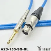 (店+)【YC Sound】800公分 8米 七種色線 銅桿 平衡母頭 轉 6.3mm XLR母 6.35 TS 單音 XLR母頭 6.5mm 非平衡線 平衡線 卡農線 PA外場 監聽喇叭線 KTV有線麥克風線 非平衡式訊號線 樂器轉接線
