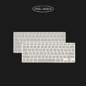 APIOU  奶茶色 MacBook 超纖薄透明鍵盤膜 注音版英文版 防塵防水 靜音無干擾 M4 M3 M2