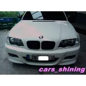 cars_shining 全新 BMW 寶馬 E46 四門 水箱罩 98-01, 02-04 鼻頭 黑色 霧黑