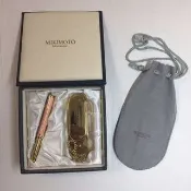 MIKIMOTO 口紅筆+金色隨身鏡 高雄市