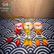 泰國花環 迷你甜甜圈花圈 還願 許願 彩帶 花束 四面佛 泰國供品 許願花圈 還願花圈 花環 花串 七色花 四面佛花圈