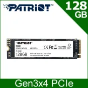 PATRiOT 博帝  美商 P300 M.2 2280 PCIe Gen.3x4 (NVMe 1.3) 128GB 固態硬碟