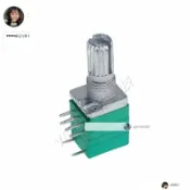 【琪琪優選】8腳 RV097NS 雙聯 電位器 B50K 帶開關 音響/功放 RV097GS