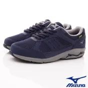 MIZUNO美津濃〉〈GORE TEX 防潑水休閒健走鞋款182614灰藍(女段)25.5/26.5cm(零碼)