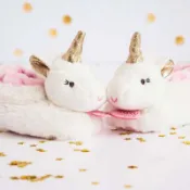 獨家販售❗️現貨❗️含禮盒💗ChuwaBaby💗法國DOUDOU無尾熊 兔子 獨角獸嬰兒拖鞋 新生兒禮盒 滿月禮