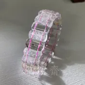 (店+)【御古齋】天然 清透料 超七水晶 手排 手鍊 三輪骨幹水晶 提升正能量 平衡七脈輪 能量強 附收藏盒 1013