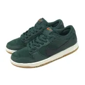 【NIKE 耐吉】滑板鞋 SB Dunk Low PRO 男鞋 綠 黑 麂皮 休閒鞋(FJ1674-300)