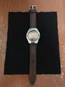 日本製 東方雄獅 Orient Crystal day date 多邊形切割錶框 機械錶 古著 腕錶 手錶