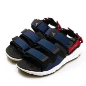 【DIADORA】男 迪亞多那 可調三絆織帶時尚運動涼鞋 都會漫遊系列(藍黑紅 71900)