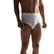 【宜而爽】時尚型男舒適羅紋三角褲6件組(白色S-3XL)