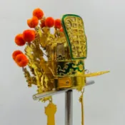 【古德】紙帽關公帽 手工安金紙帽 關公帽 關聖帝君 神明帽 佛具