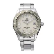 【ORIENT 東方錶】ORIENT東方錶 Quartz Sports系列太陽能腕錶 鋼帶款 白色 - 39.9 mm(RA-WJ0003S)