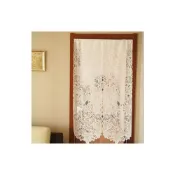 (店+)結婚門簾蕾絲門簾  85x150cm貓咪門簾雙層