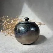 柴窯玫瑰金中茶罐-B