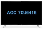 全新現貨【AOC】70吋 4K HDR Android 10 Google認證 液晶電視 顯示器 70U6415
