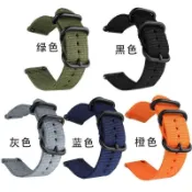 吉宅良品 ［滿280發貨］彩虹色 18mm 20mm 22mm 24mm多用尼龍錶帶 快拆gear s3s2加厚尼龍帆布運