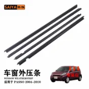星光精品館 【原廠規格】豐田PASSO車門壓條 車窗外壓條 隔音膠條 密封膠條 防水膠條 防塵膠條 降噪膠條 04-10年專用 68162-B1010 原廠零件 無損安裝