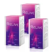 【RELIVE】皇室御用白藜蘆醇3盒組(30錠/盒 主任醫師推薦-巴西莓 紅石榴 綠茶萃取 團購組)