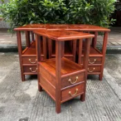 紅木茶幾 緬甸花梨木 現代角幾 餐邊櫃 床頭櫃 沙發邊幾 國標大果紫檀