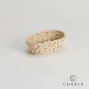 CORTEX 迷你籃 仿藤籃 橢圓型W19 米白色